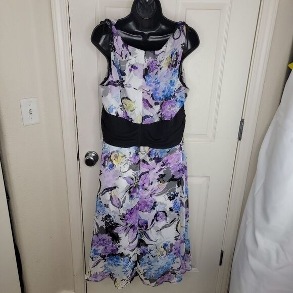 Connected Apparel sleevless floral midi dress size 18w - Picture 7 of 9